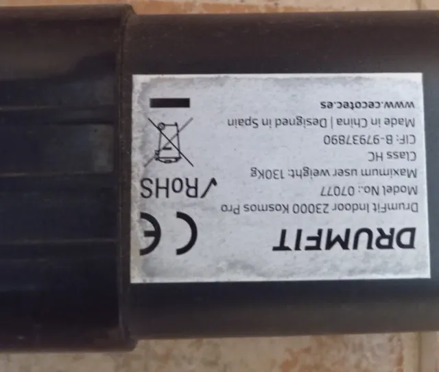 Bici Spinning DrumFit Indoor 23000 Cecotec