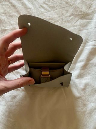 Reloj Cluse Mujer Dorado Cuadrado