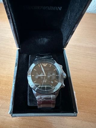 Reloj Emporio Armani Cronógrafo Negro Hombre