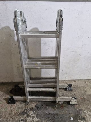 Escalera articulada 4 tramos aluminio