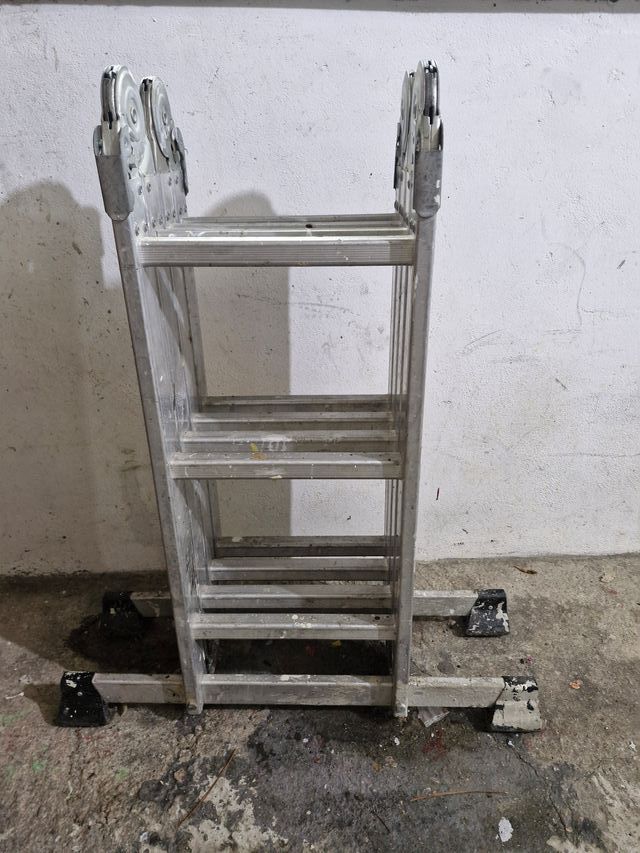 Escalera articulada 4 tramos aluminio