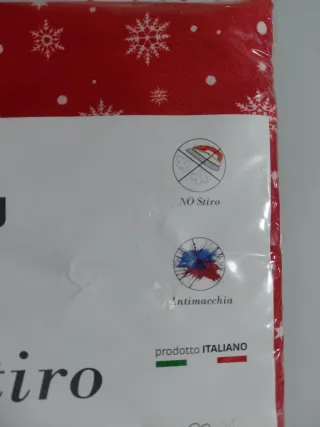 Tovaglia Natale GURU noStiro Antimacchia