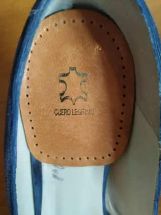 Zapatos D'Alventi Azul Fiesta Mujer