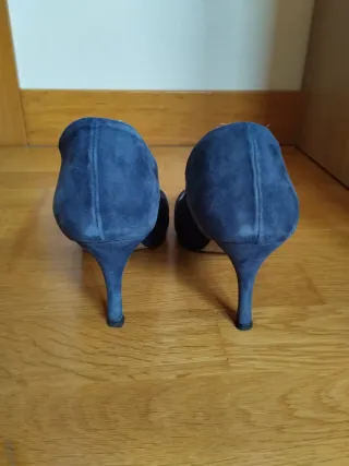 Zapatos D'Alventi Azul Fiesta Mujer