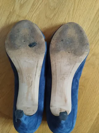 Zapatos D'Alventi Azul Fiesta Mujer