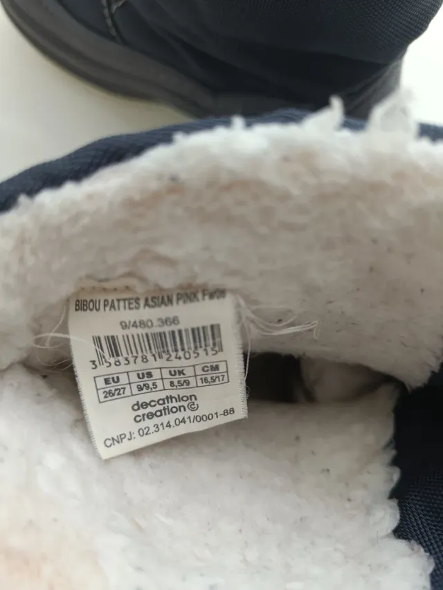 Botas de Nieve Talla 26/27