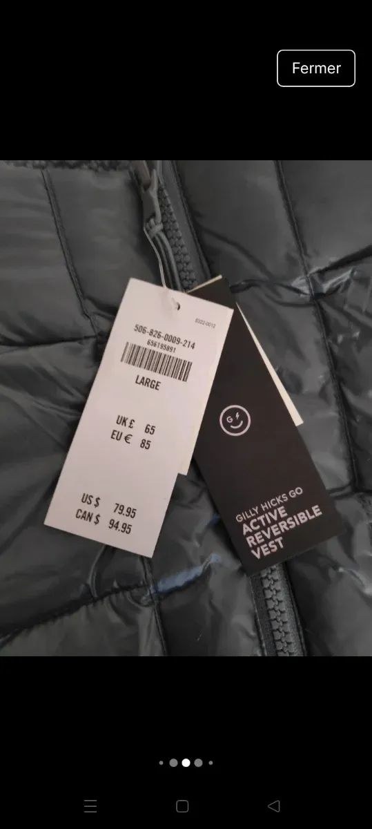 Chaleco Reversible Gilly Hicks Hollister