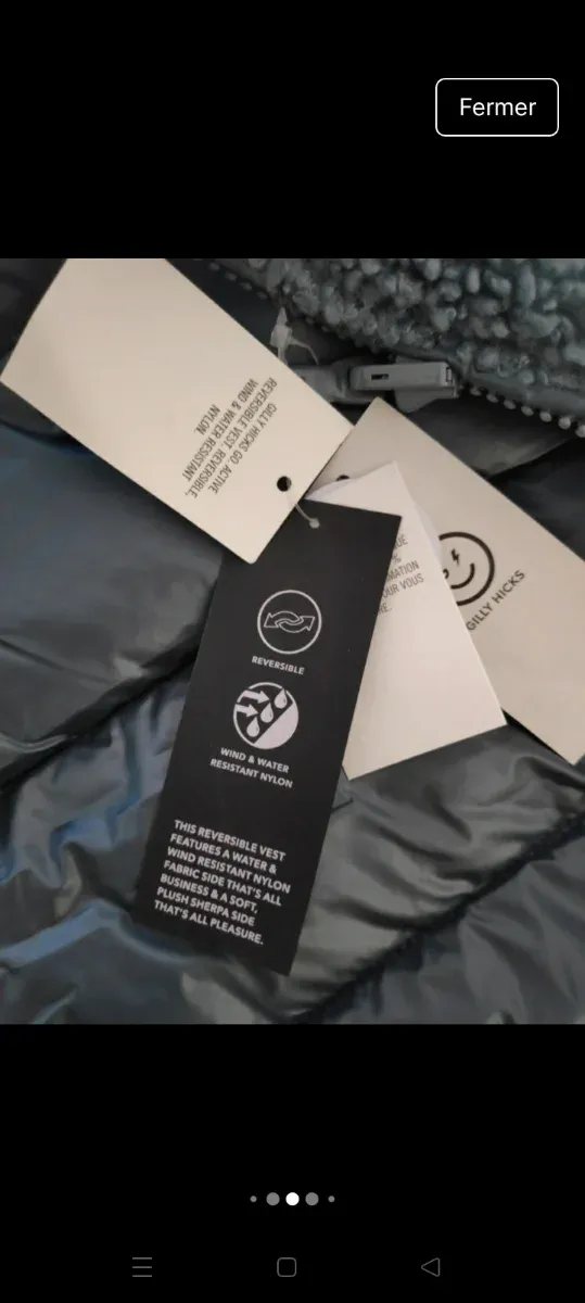 Chaleco Reversible Gilly Hicks Hollister