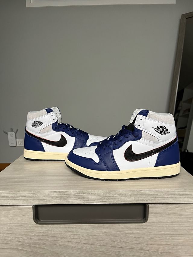 Jordan 1 High Rare Air Azul Blanco