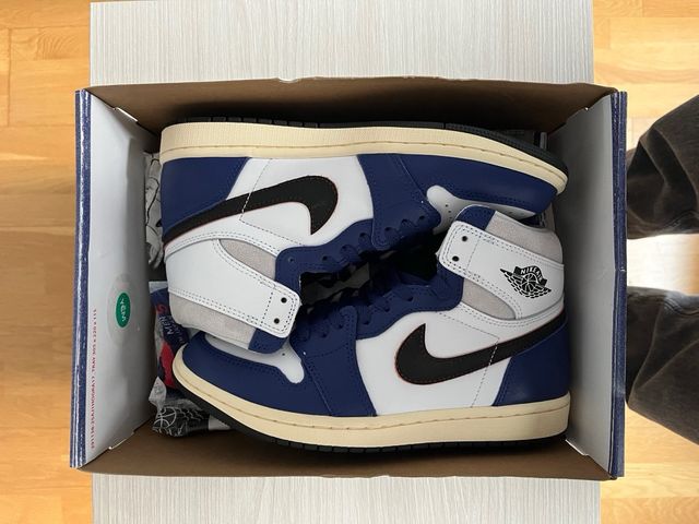 Jordan 1 High Rare Air Azul Blanco