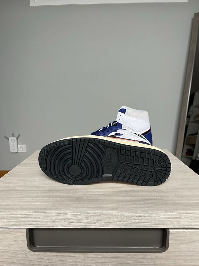 Jordan 1 High Rare Air Azul Blanco