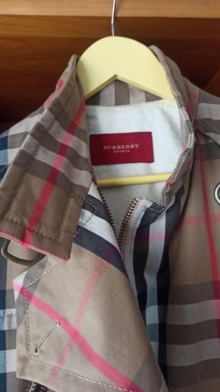 Gabardina Burberry Mujer Talla 42-44