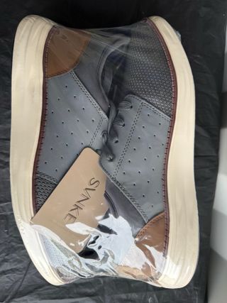 Zapatillas SVNKE Hombre Slip On Marrón/Gris