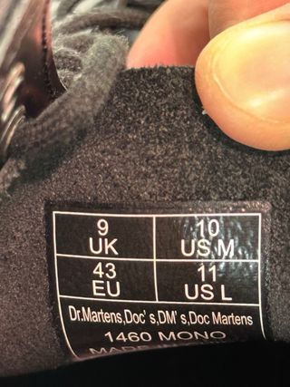Botas Dr. Martens 1460 Mono Piel
