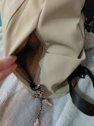 Mochila Beige Casual Minimalista