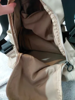 Mochila Beige Casual Minimalista