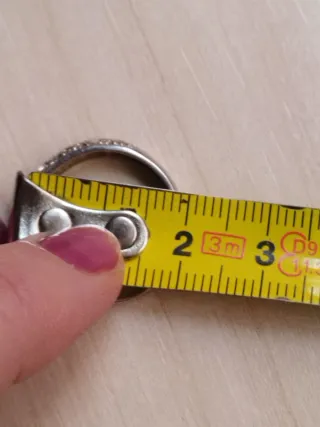 Anillo Oro Blanco con Circonitas