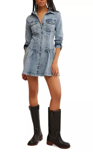 Vestido vaquero mini