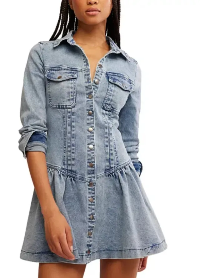 Vestido vaquero mini