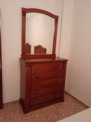 Dormitorio completo dos camas individuales y/o mat