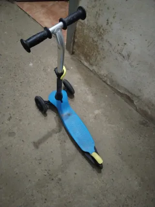 Patinete infantil 3 ruedas azul