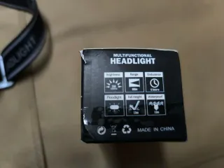 Lanterna de cabeça LED para corrida