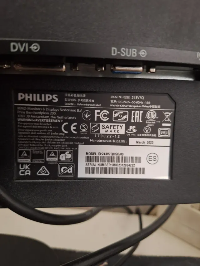 Monitor Philips V Line 24 Full HD 75Hz