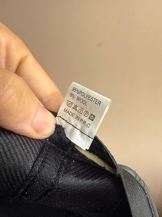 Boina Gorra Sintética Negra