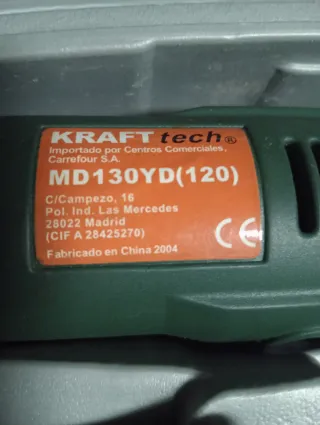 Minitaladro Kraft Tech con maletín