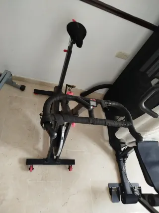 Bicicleta de Spinning Negra