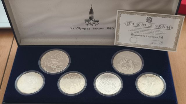 Estuche Monedas XXII Olimpiada Moscú 1980
