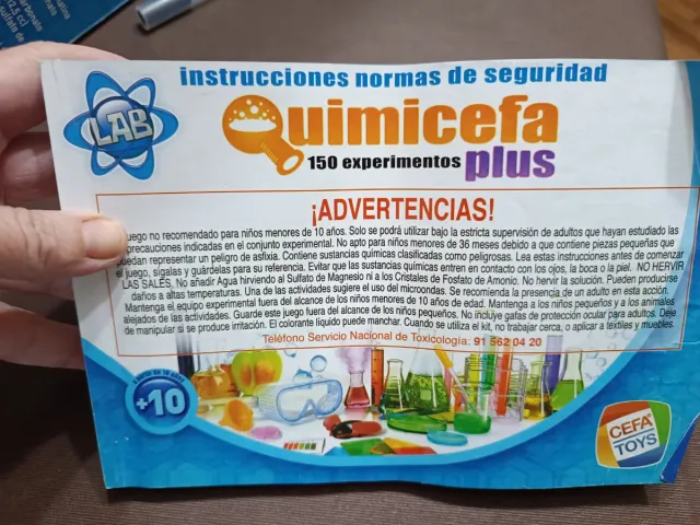 Quimicefa 150 Experimentos Kit Ciencia