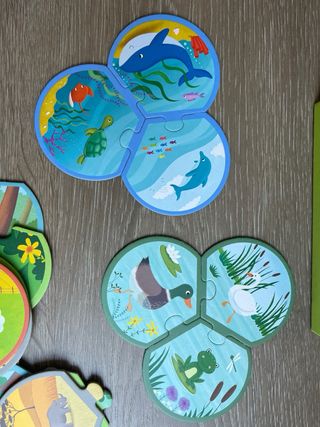 Puzzle Trio APLI Kids Animales y su Hábitat