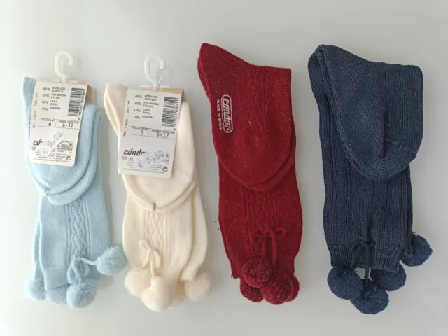 Conjunto 4 pares calcetines Cóndor Bebé