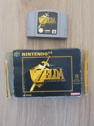 Zelda Ocarina of Time N64 Cartuccia e Scatola