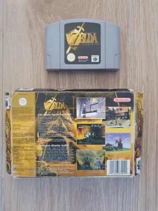 Zelda Ocarina of Time N64 Cartuccia e Scatola