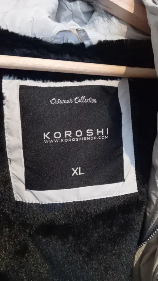 Chaqueta Koroshi Beige Talla XL