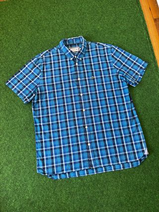 Camisa Lacoste Manga Corta Logo Bordado