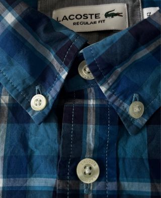Camisa Lacoste Manga Corta Logo Bordado