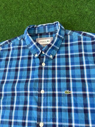 Camisa Lacoste Manga Corta Logo Bordado