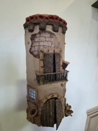 Teja decorata artigianalmente