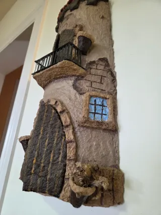 Teja decorata artigianalmente