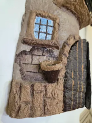 Teja decorata artigianalmente