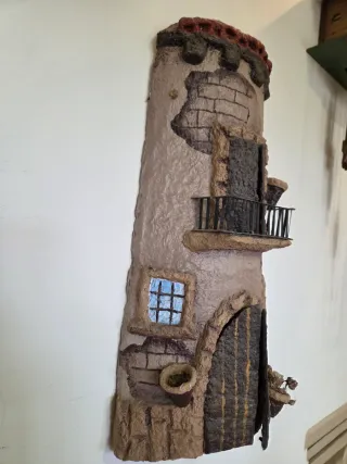 Teja decorata artigianalmente