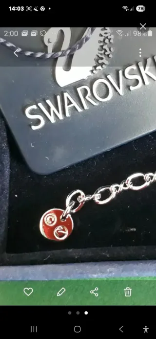 Pulsera Swarovski Original.