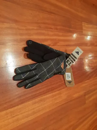 Guantes de cuadros para mujer