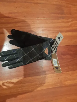 Guantes de cuadros para mujer