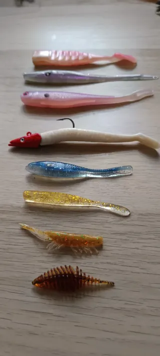 Lote señuelos pesca variados