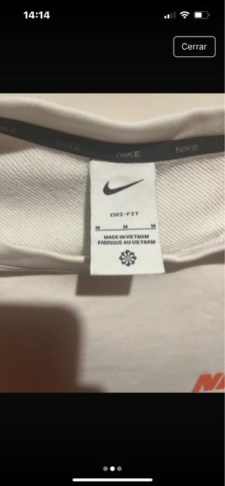 Sudadera Nike Blanca