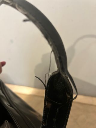 Borsa Armani Jeans vernice nera